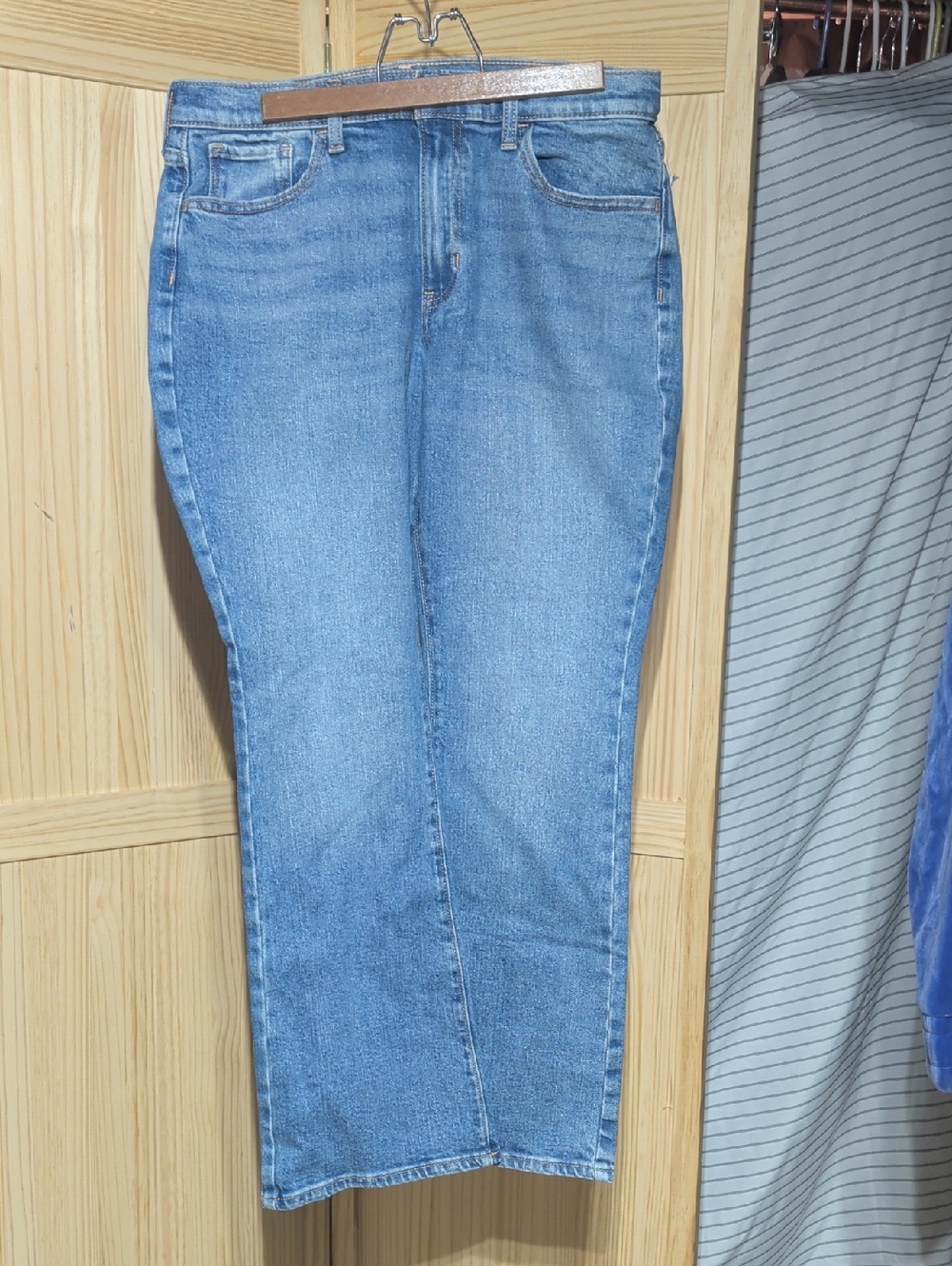 Old Navy Blue Denim Wide Leg Jeans